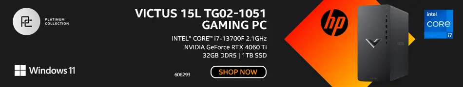 HP Victus 15L TG02-1051 Gaming PC - AMD Ryzen 7-13700F 2.1GHz 2.1GHz, NVIDIA GeForce RTX 4060 Ti, 32GB DDR5, 1TB SSD - Shop Now. SKU 606293